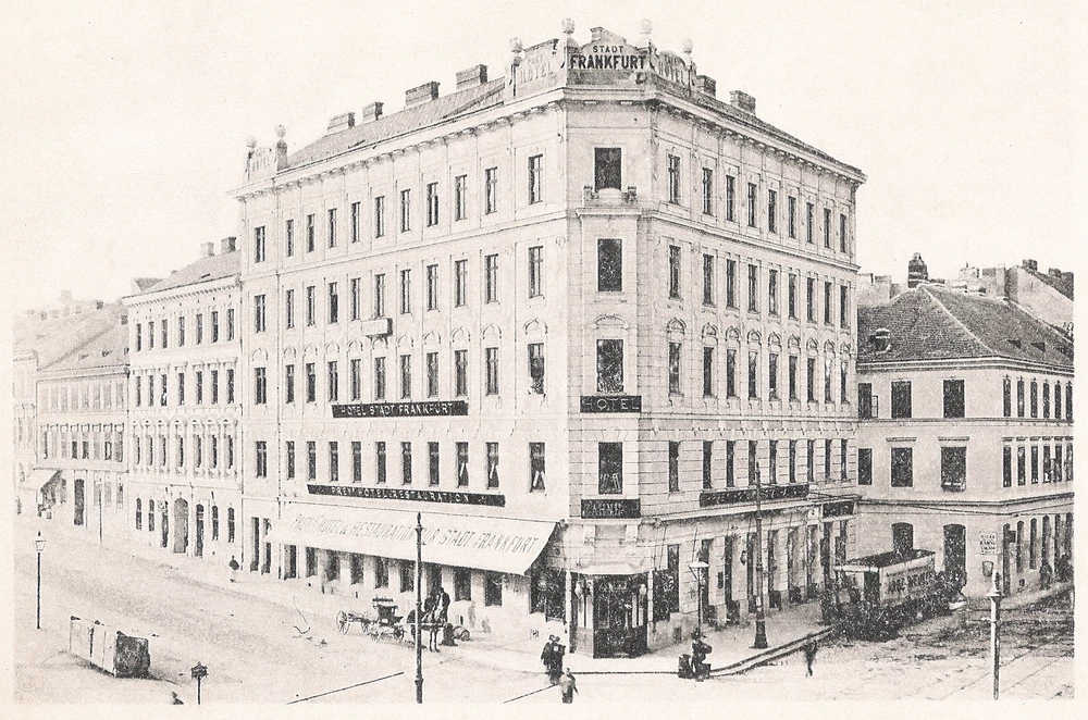Alte Aufnahme vom Hotel Donauwalzer